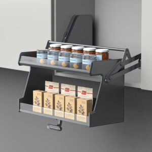Pull down basket, free stop, automatic back, loading capacity adjust
