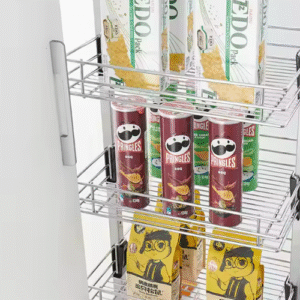 Iron Wire Tall Unit Basket (High Cabinet Series)